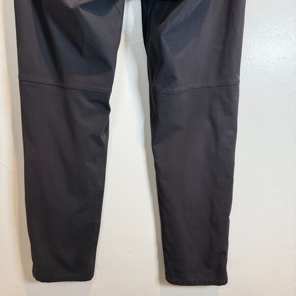 Lululemon Men's ABC Classic Fit 5 Pocket Pants Size 34 Obsidian Gray *FLAWS* - Picture 7 of 15